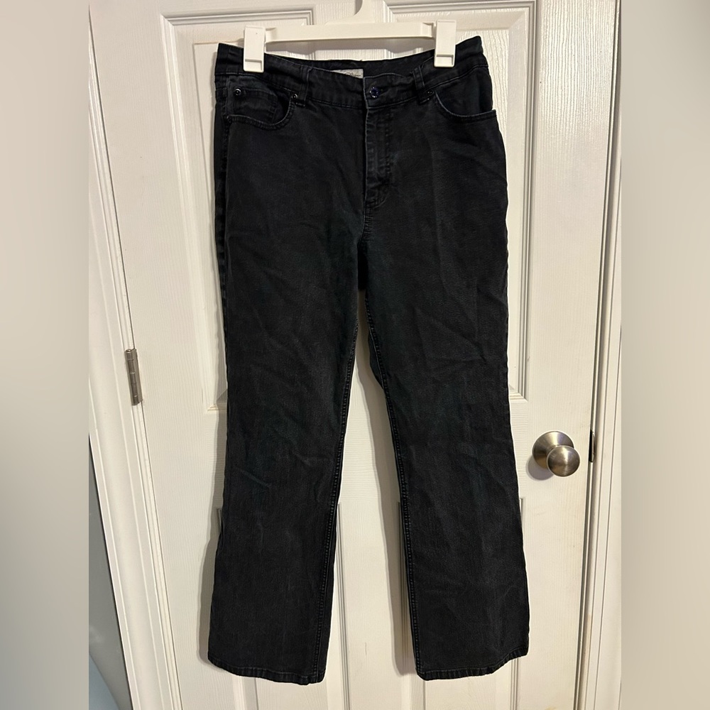Chicos Platinum Black Denim Jeans